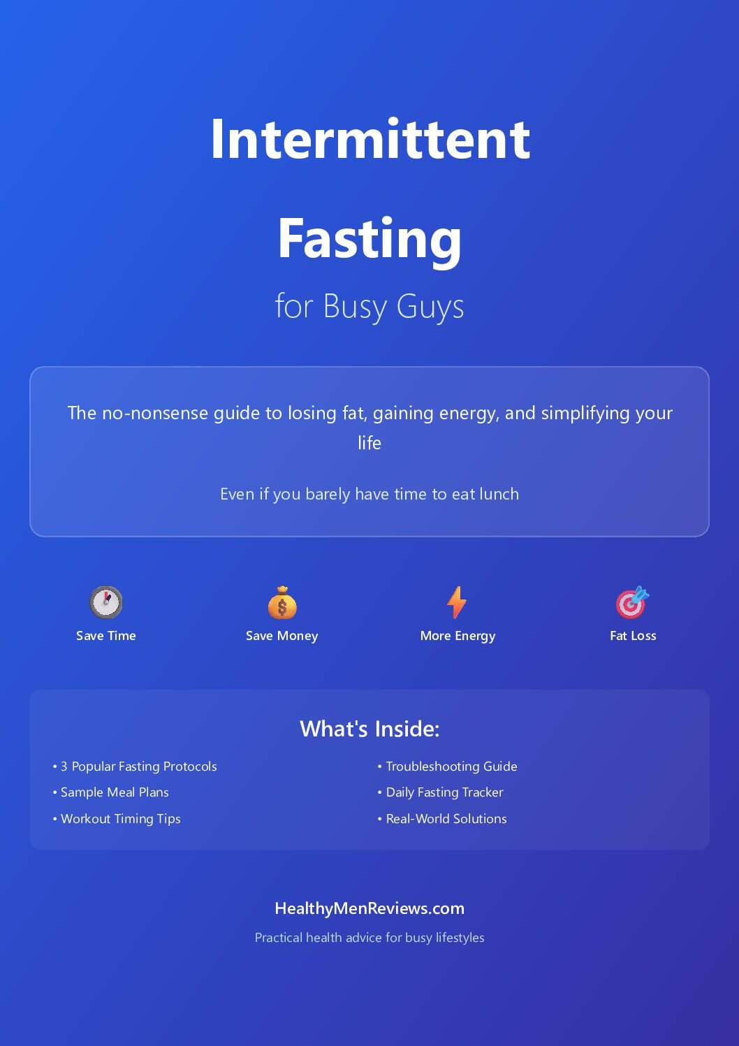 Intermittent Fasting for Men