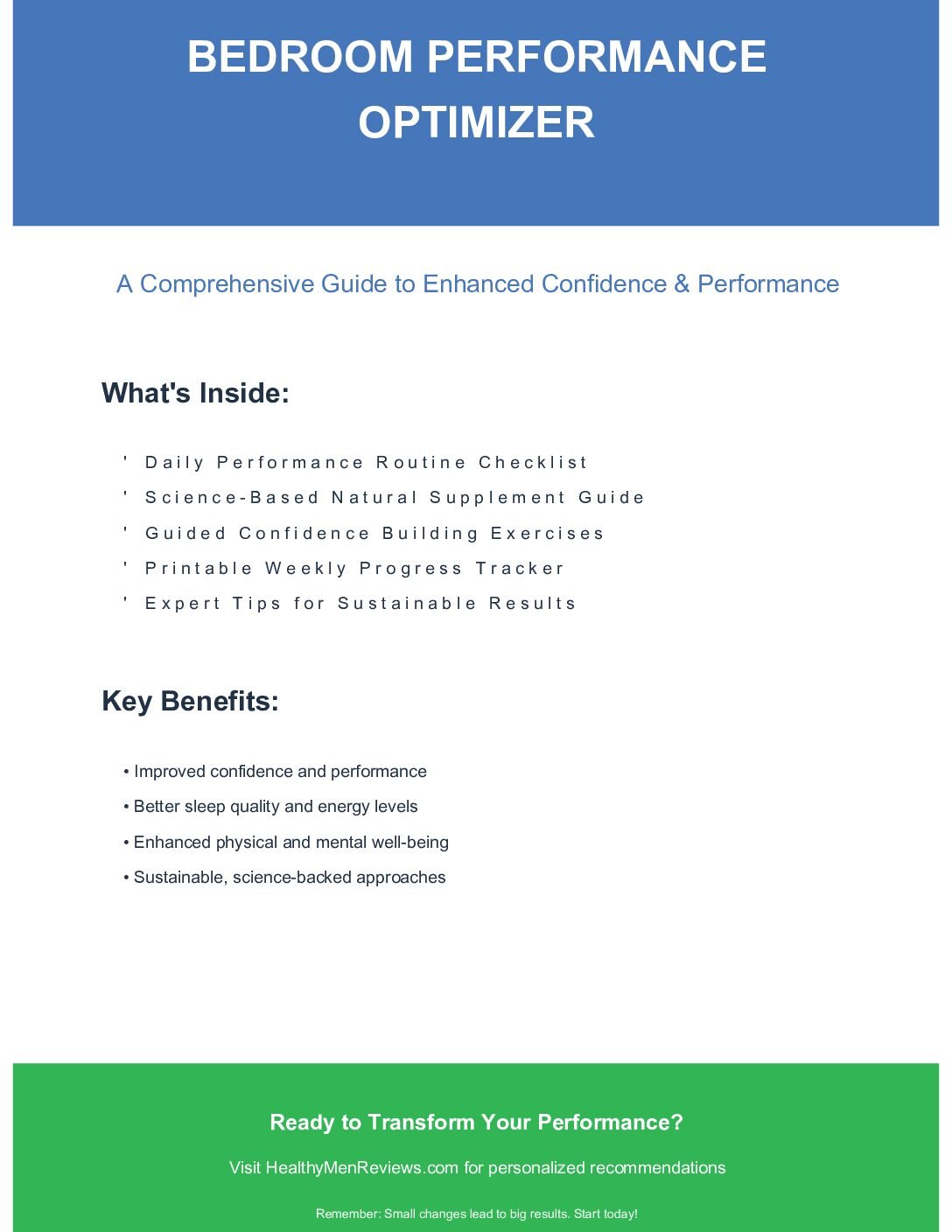 Male Enhancement Blueprint