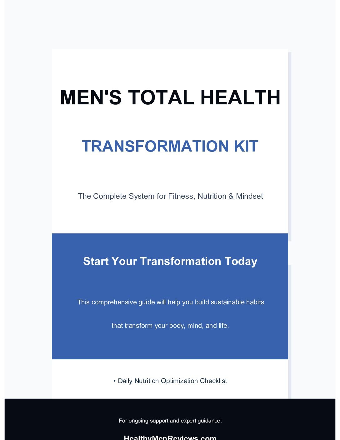 Complete Men's Health Transformation
