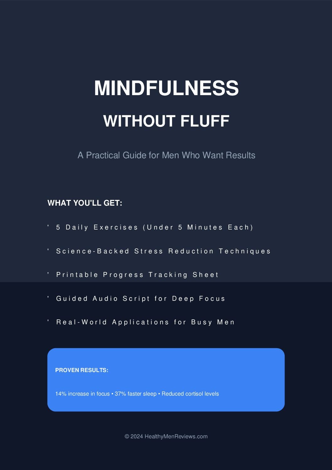 Mindfulness for Men