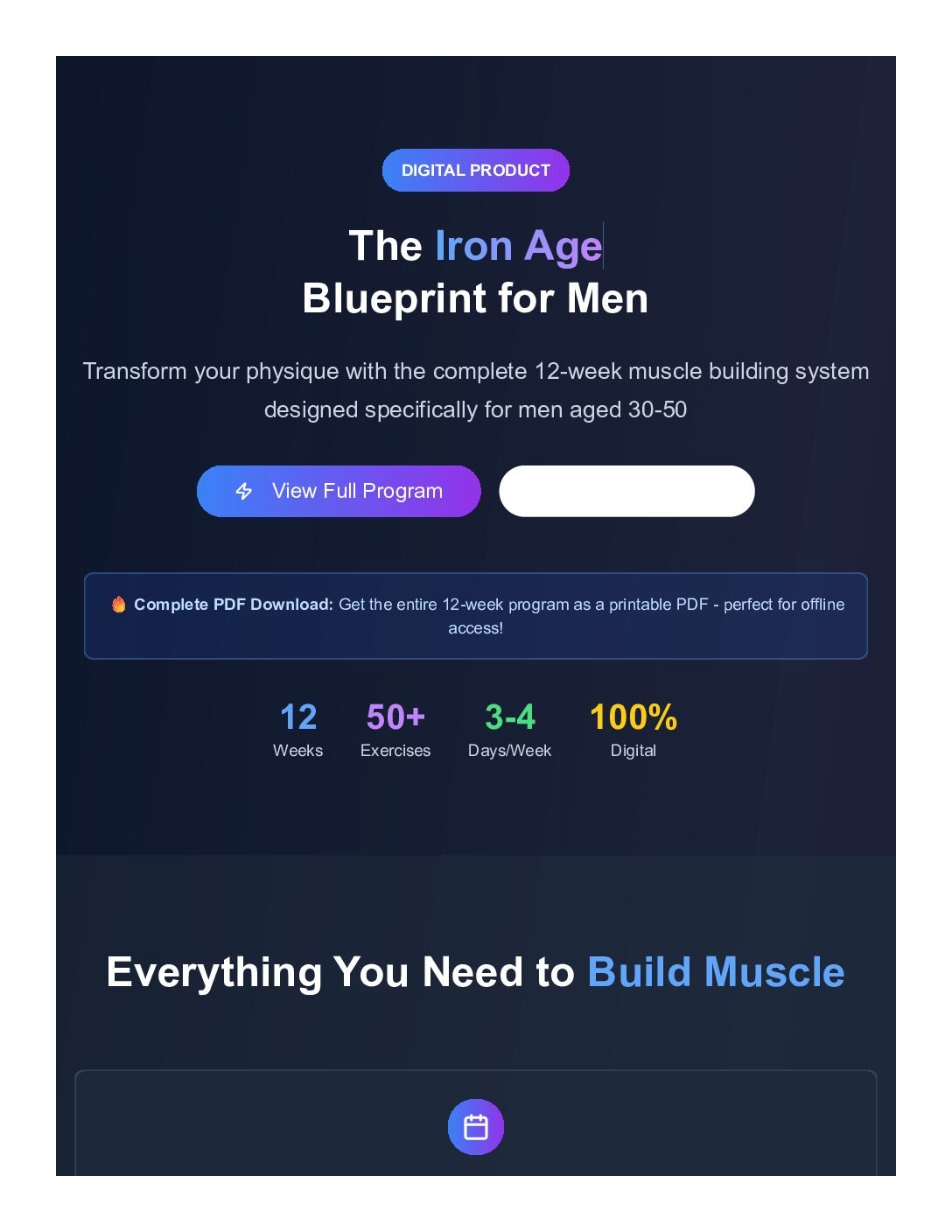 Complete Muscle Building Program