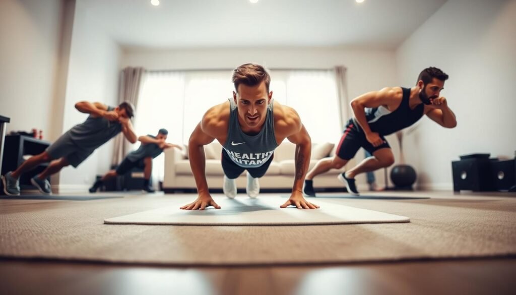 home workouts no equipment men